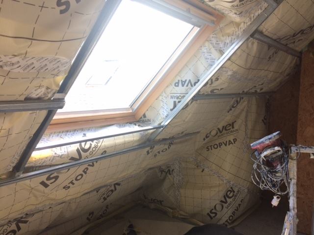 Aménagement comble - pose place - Guyot Travaux Brest
